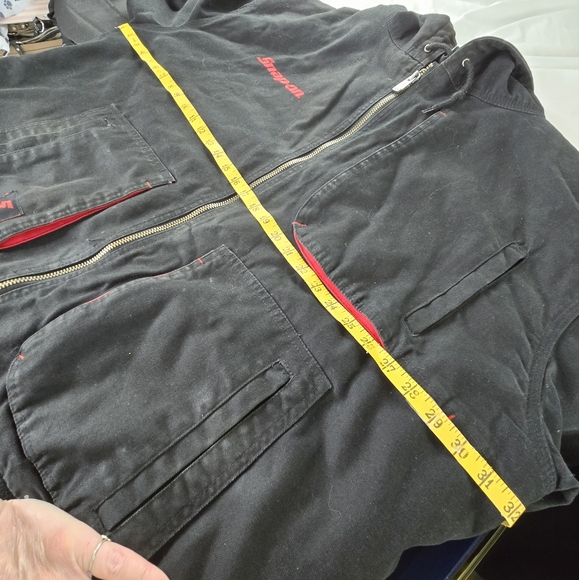Snap-On Field automotive hoodie coat 3XL black red - Picture 14 of 17